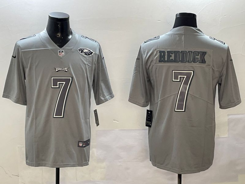 Men Philadelphia Eagles #7 Reddick Grey 2025 Nike Vapor Limited NFL Jersey style 2101->philadelphia eagles->NFL Jersey
